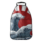 The Great Kanagawa Wave Print Car Seat Organizers