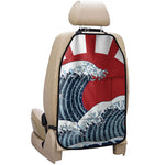 The Great Kanagawa Wave Print Car Seat Organizers