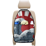 The Great Kanagawa Wave Print Car Seat Organizers