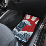 The Great Kanagawa Wave Print Front Car Floor Mats