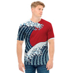 The Great Kanagawa Wave Print Men's T-Shirt