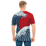 The Great Kanagawa Wave Print Men's T-Shirt