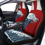 The Great Kanagawa Wave Print Universal Fit Car Seat Covers