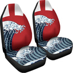 The Great Kanagawa Wave Print Universal Fit Car Seat Covers