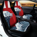 The Great Kanagawa Wave Print Universal Fit Car Seat Covers