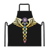 The Seven Chakras Caduceus Print Apron