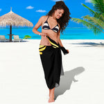 The Seven Chakras Caduceus Print Beach Sarong Wrap