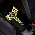 The Seven Chakras Caduceus Print Car Center Console Cover