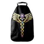 The Seven Chakras Caduceus Print Car Seat Organizers
