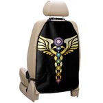 The Seven Chakras Caduceus Print Car Seat Organizers