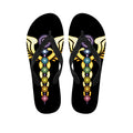 The Seven Chakras Caduceus Print Flip Flops