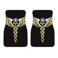 The Seven Chakras Caduceus Print Front Car Floor Mats