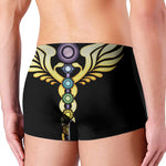 The Seven Chakras Caduceus Print Men's Boxer Briefs