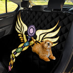 The Seven Chakras Caduceus Print Pet Car Back Seat Cover