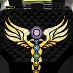 The Seven Chakras Caduceus Print Pet Car Back Seat Cover