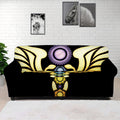 The Seven Chakras Caduceus Print Sofa Cover