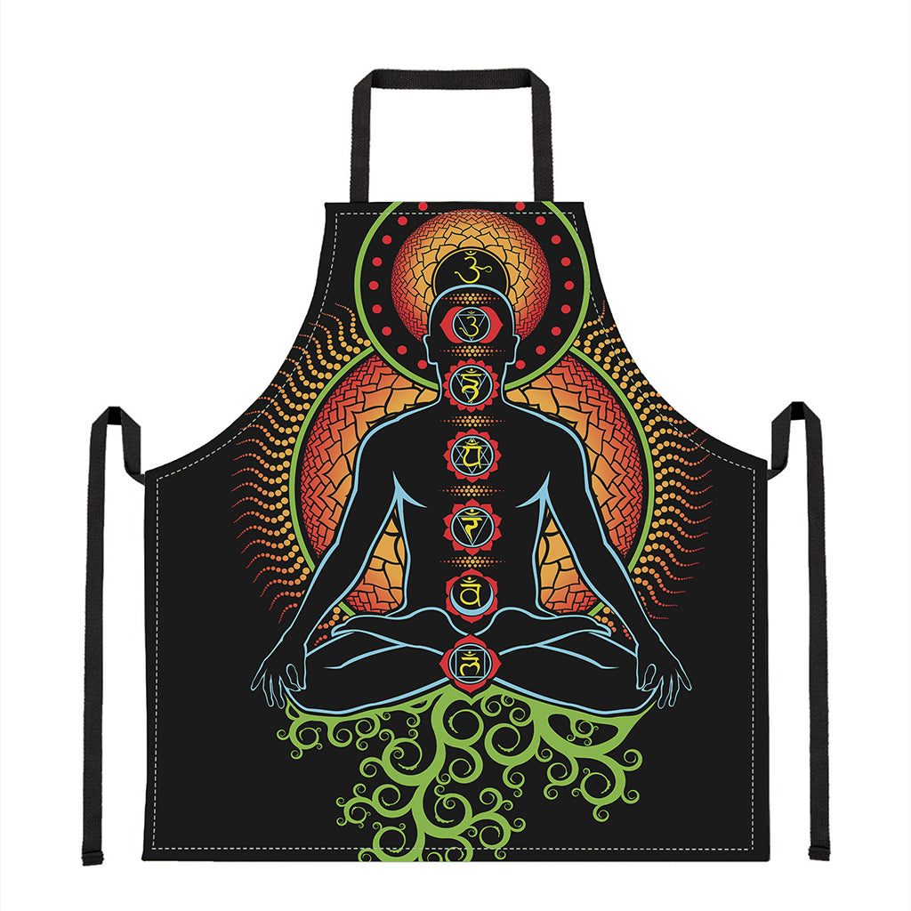 The Seven Chakras Print Apron