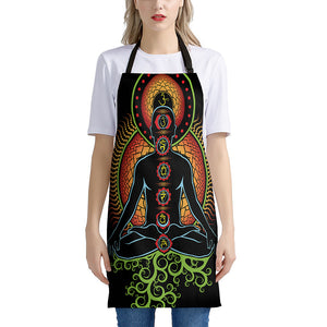 The Seven Chakras Print Apron