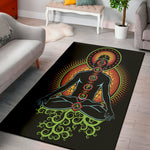 The Seven Chakras Print Area Rug