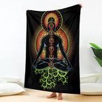 The Seven Chakras Print Blanket