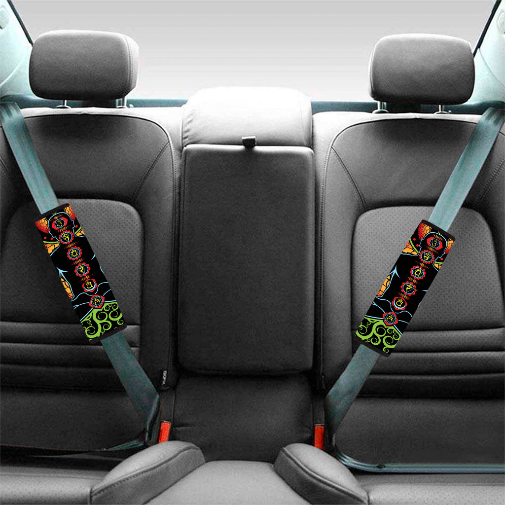 The Seven Chakras Print Car Seat Belt Covers