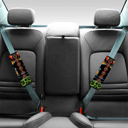 The Seven Chakras Print Car Seat Belt Covers