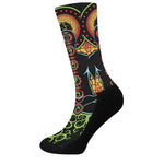 The Seven Chakras Print Crew Socks