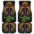 The Seven Chakras Print Front and Back Car Floor Mats