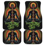 The Seven Chakras Print Front and Back Car Floor Mats