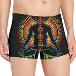 The Seven Chakras Print Men's Boxer Briefs