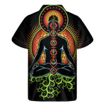 The Seven Chakras Print Men's Short Sleeve Shirt