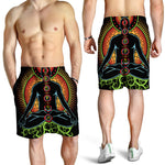 The Seven Chakras Print Men's Shorts