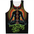 The Seven Chakras Print Men's Tank Top