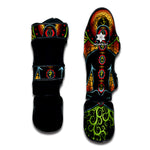 The Seven Chakras Print Muay Thai Shin Guard