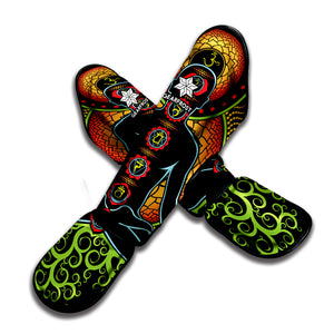 The Seven Chakras Print Muay Thai Shin Guard