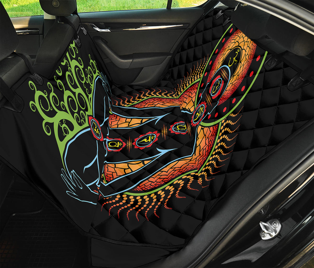 The Seven Chakras Print Pet Car Back Seat Cover