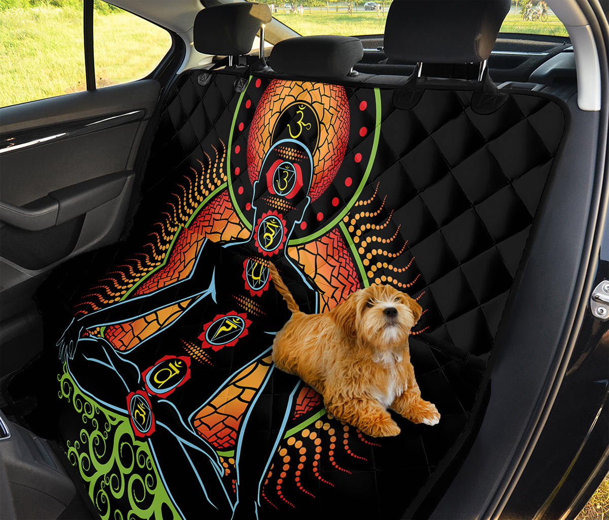 The Seven Chakras Print Pet Car Back Seat Cover