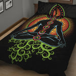 The Seven Chakras Print Quilt Bed Set