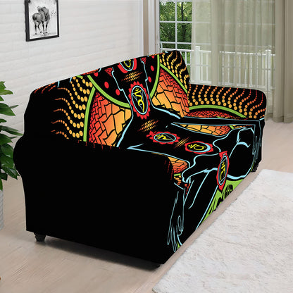 The Seven Chakras Print Sofa Cover