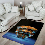 The Sock And Buskin Theatre Masks Print Area Rug