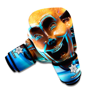 The Sock And Buskin Theatre Masks Print Boxing Gloves