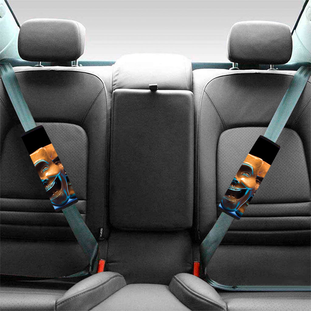 The Sock And Buskin Theatre Masks Print Car Seat Belt Covers
