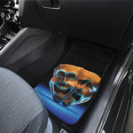 The Sock And Buskin Theatre Masks Print Front and Back Car Floor Mats