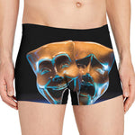 The Sock And Buskin Theatre Masks Print Men's Boxer Briefs