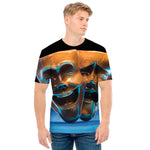 The Sock And Buskin Theatre Masks Print Men's T-Shirt