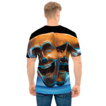 The Sock And Buskin Theatre Masks Print Men's T-Shirt