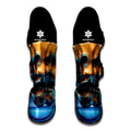 The Sock And Buskin Theatre Masks Print Muay Thai Shin Guards