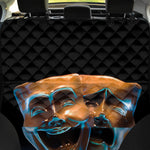 The Sock And Buskin Theatre Masks Print Pet Car Back Seat Cover