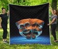 The Sock And Buskin Theatre Masks Print Quilt