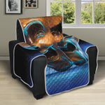 The Sock And Buskin Theatre Masks Print Recliner Protector